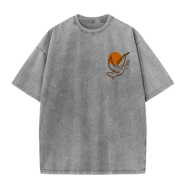 Christianartworkshop Spirito del Signore e Libertà T-shirt unisex lavata - image 7