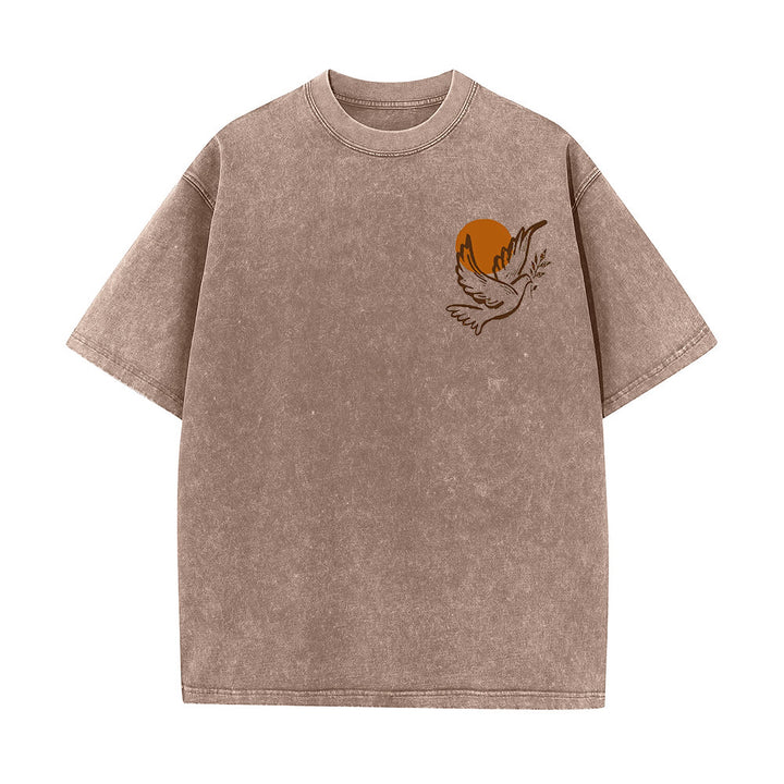 Christianartworkshop Spirito del Signore e Libertà T-shirt unisex lavata - image 15