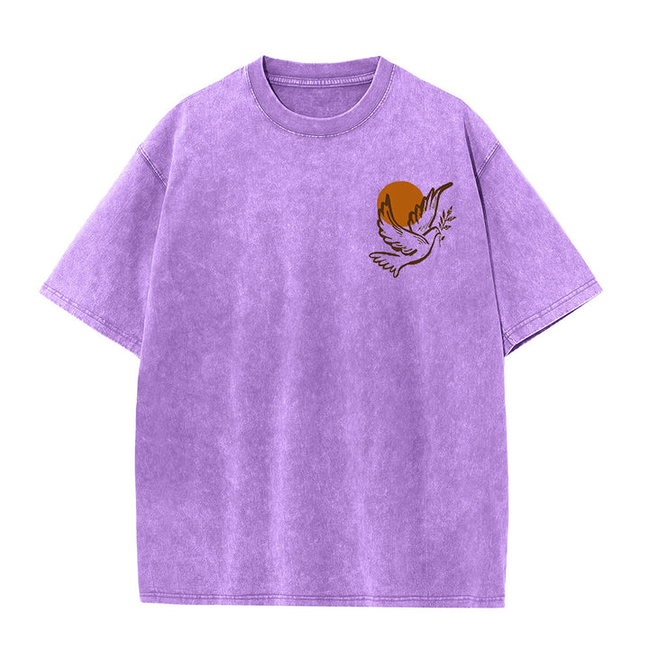Christianartworkshop Spirito del Signore e Libertà T-shirt unisex lavata - image 13