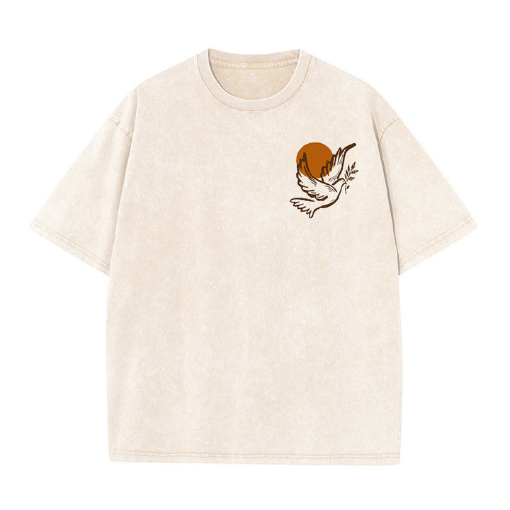 Christianartworkshop Spirito del Signore e Libertà T-shirt unisex lavata - image 3