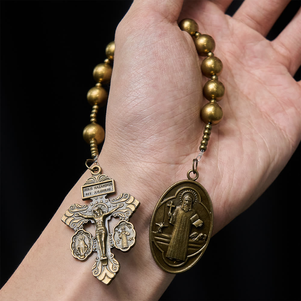Christianartworkshop La serie di rosari tascabili Four Protect Battle Beads in 4 finiture Warrior - image 11