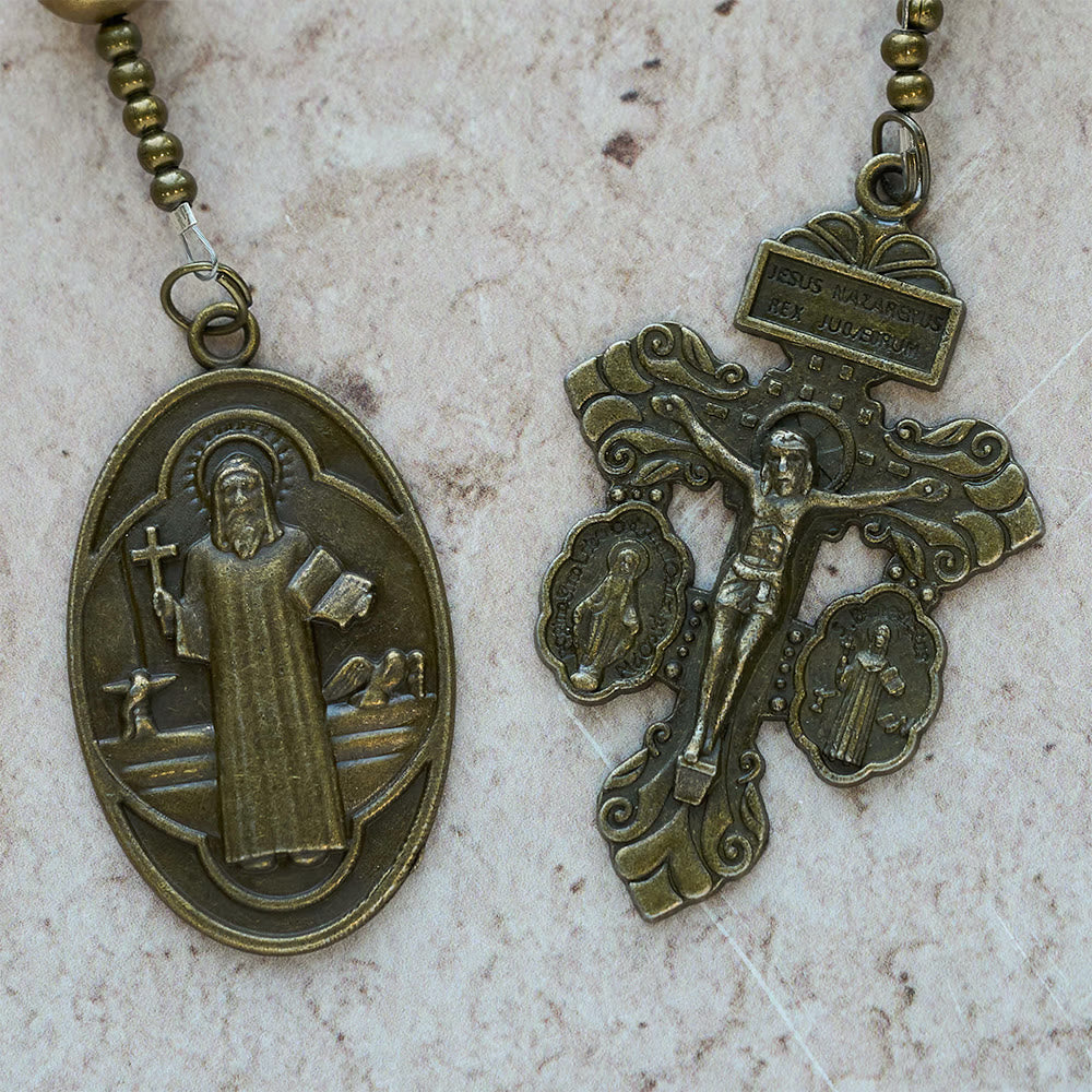 Christianartworkshop La serie di rosari tascabili Four Protect Battle Beads in 4 finiture Warrior - image 15