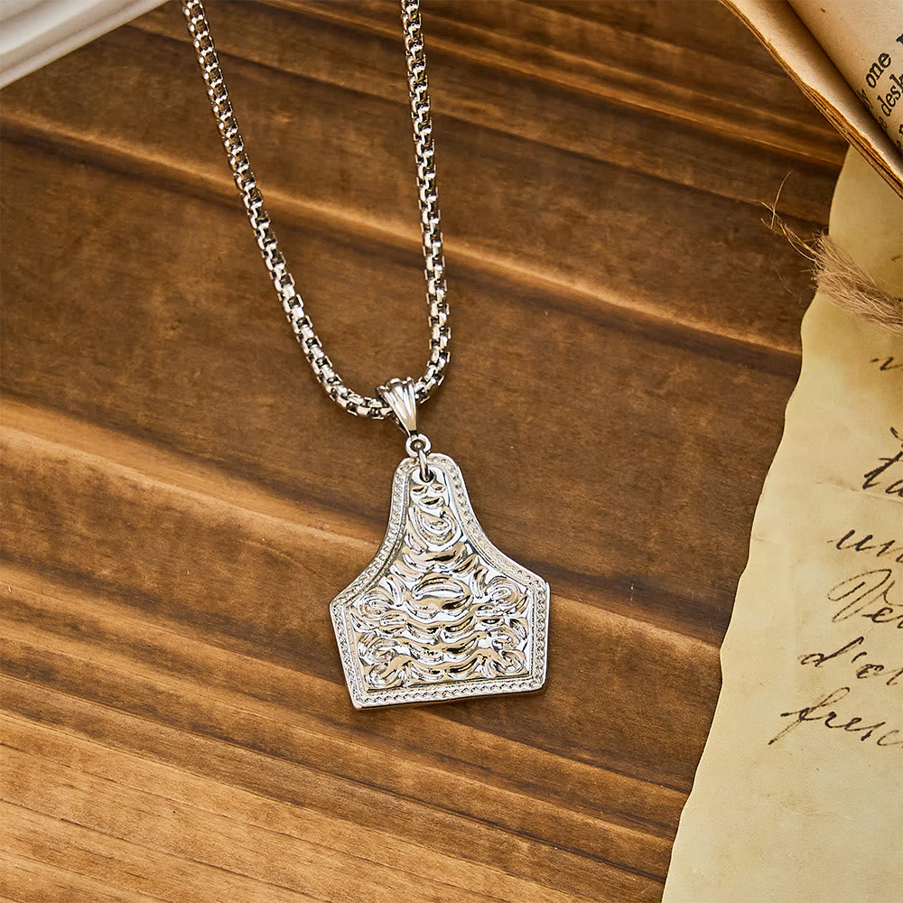 Christianartworkshop Collana con ciondolo a croce ornata: fede incrollabile da indossare ogni giorno - Argento - image 9