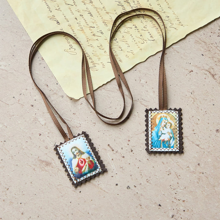 Christianartworkshop Sacro Cuore e Scapolare della Madonna – Una doppia devozione a Gesù e Maria - image 6