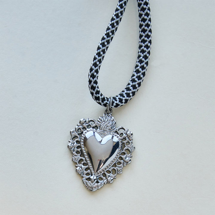 Christianartworkshop Set di rosari tascabili per coppie di amanti dell'amore eterno con cuore sacro e crocifisso - image 11