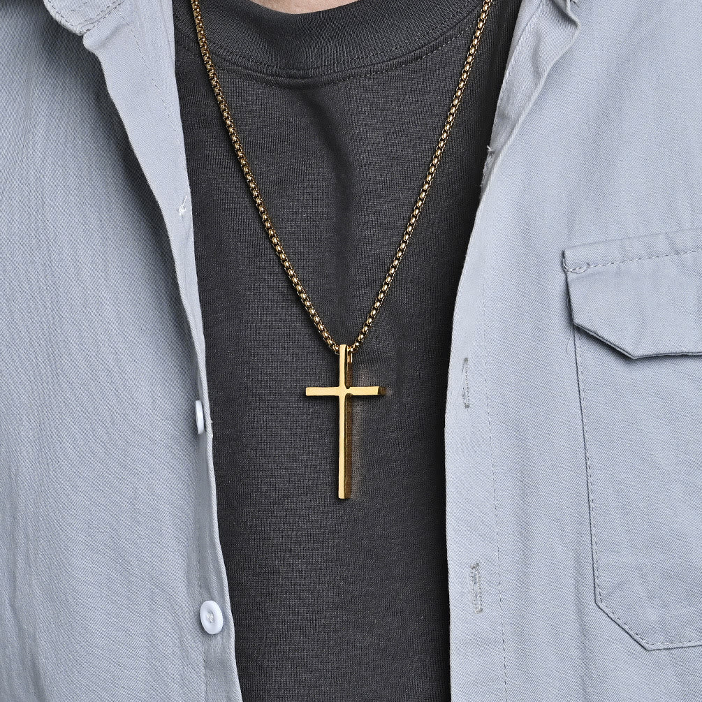 Christianartworkshop Collana con croce e scritta "Posso fare ogni cosa": un elegante promemoria della sua tenera forza - image 4