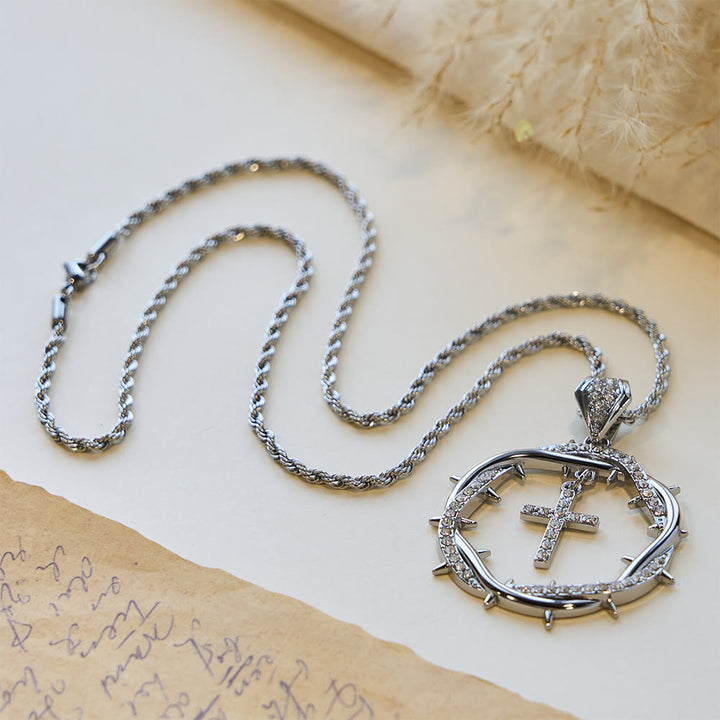 Ciondolo Corona di Spine e Croce Christianartworkshop : un promemoria di fede e grazia da indossare ogni giorno. - image 11