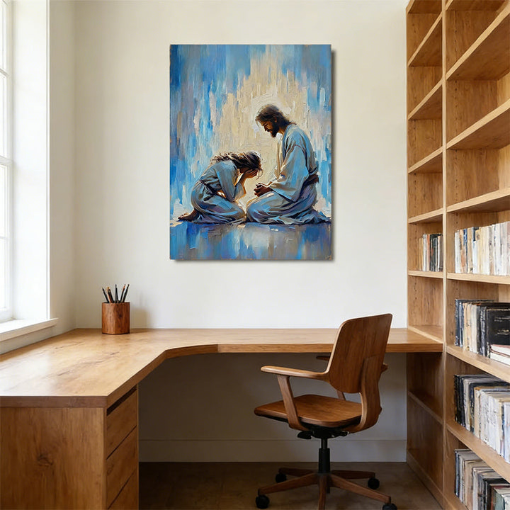 Christianartworkshop Shepherd's Care Wall Art Print: tenero compagno per gli spazi domestici - image 2