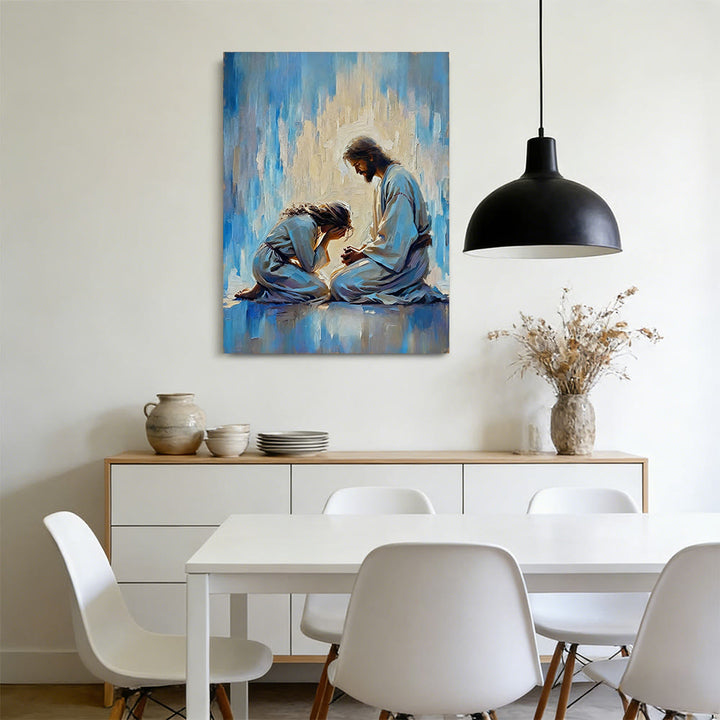 Christianartworkshop Shepherd's Care Wall Art Print: tenero compagno per gli spazi domestici - image 3