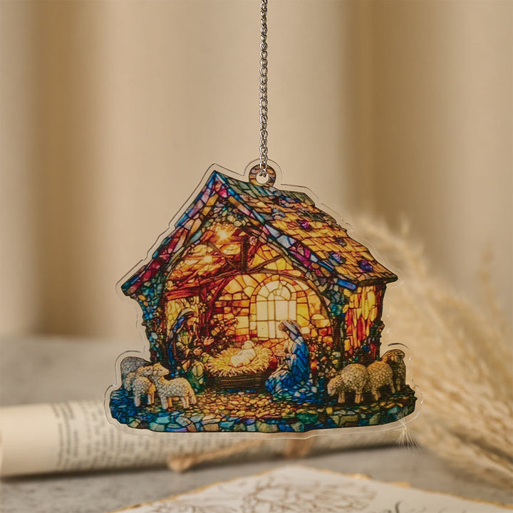 Christianartworkshop Decorazione per la scena della Natività Guiding Light: promemoria portatile della grazia delle feste - B - 30 centimetri - image 2