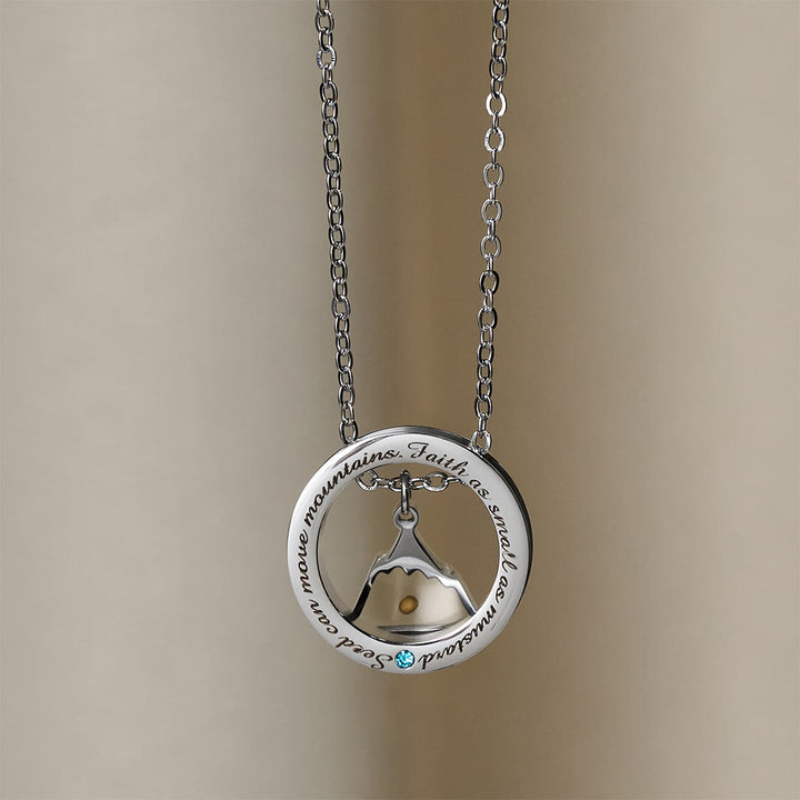 Collana "Fede come seme di senape" Christianartworkshop : ciondoli vari e simbolo sacro da indossare ogni giorno - Monte Triangolo - image 13