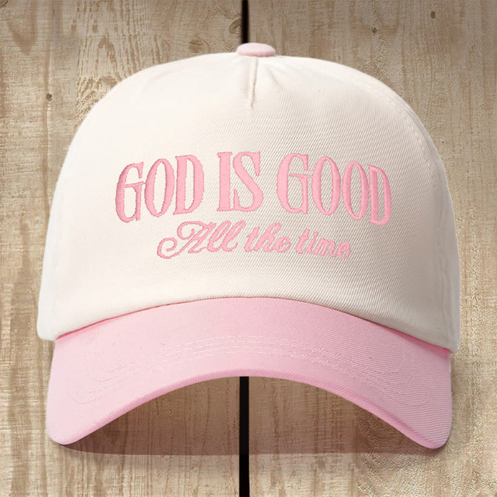 Christianartworkshop Incoraggiare Dio è un buon berretto: un regalo premuroso per ogni credente - Rosa - image 2