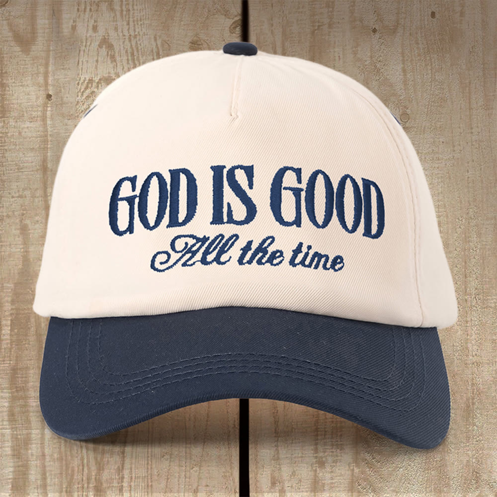 Christianartworkshop Incoraggiare Dio è un buon berretto: un regalo premuroso per ogni credente - Blu navy - image 6