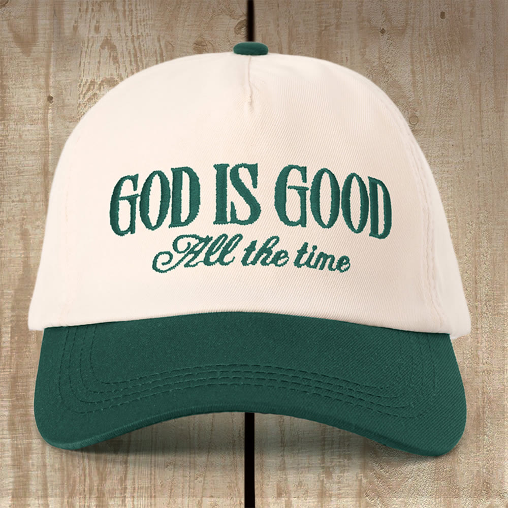 Christianartworkshop Incoraggiare Dio è un buon berretto: un regalo premuroso per ogni credente - Verde scuro - image 0
