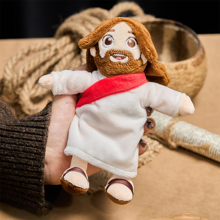 Christianartworkshop Peluche di Gesù da abbracciare: incarna l'amore divino e il tenero conforto - image 2