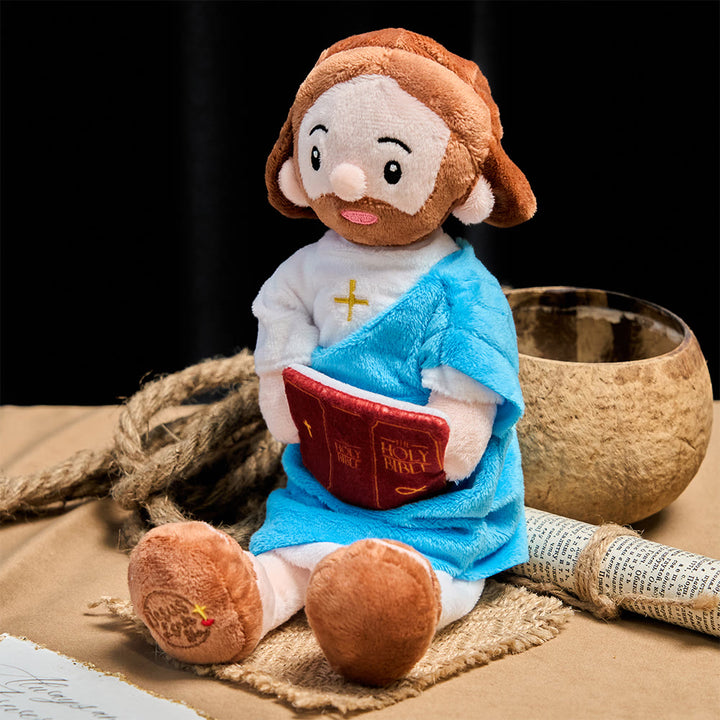 Christianartworkshop Peluche di Gesù con Bibbia: incarna la saggezza divina e il tenero conforto - image 4
