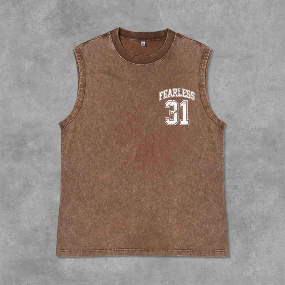 Christianartworkshop Proverbi 31: Canotta unisex lavata Fearless Varsity - image 15