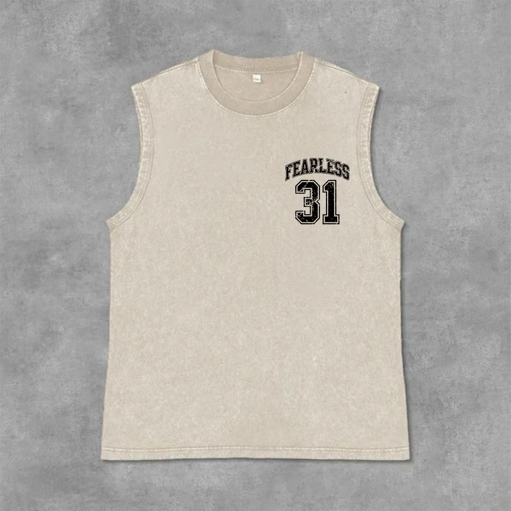 Christianartworkshop Proverbi 31: Canotta unisex lavata Fearless Varsity - image 29