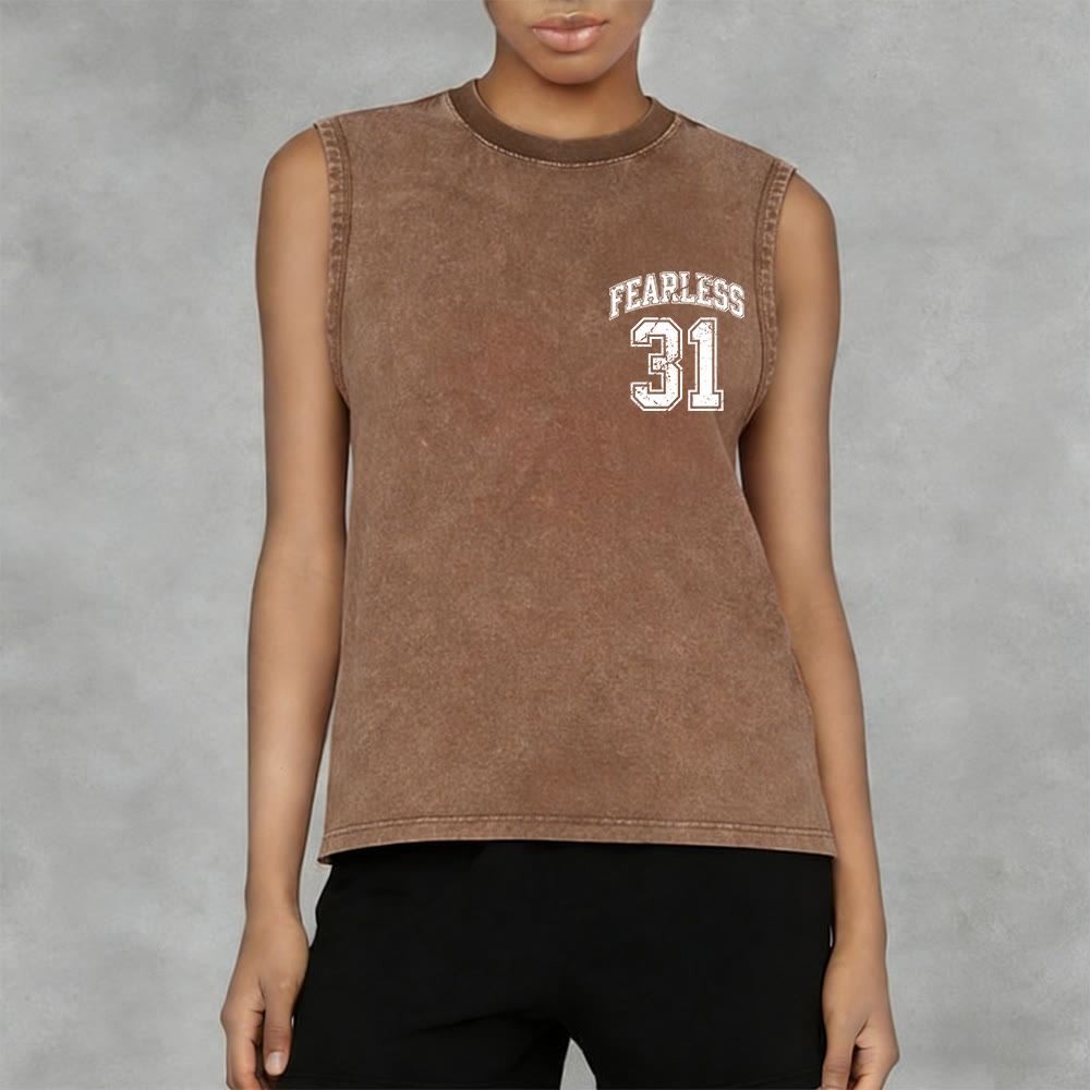 Christianartworkshop Proverbi 31: Canotta unisex lavata Fearless Varsity - image 19
