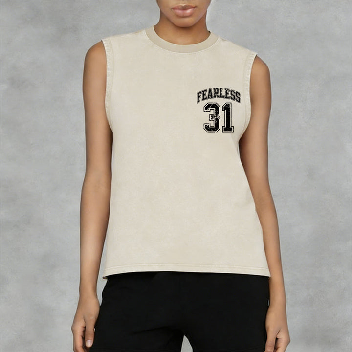 Christianartworkshop Proverbi 31: Canotta unisex lavata Fearless Varsity - image 33