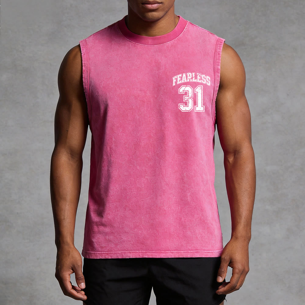 Christianartworkshop Proverbi 31: Canotta unisex lavata Fearless Varsity - image 3