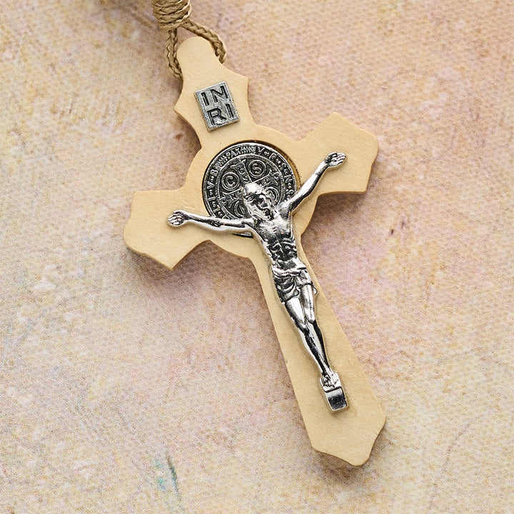 Christianartworkshop Rosario tascabile in legno con benedizione irlandese, regalo per il giorno di San Patrizio - image 6