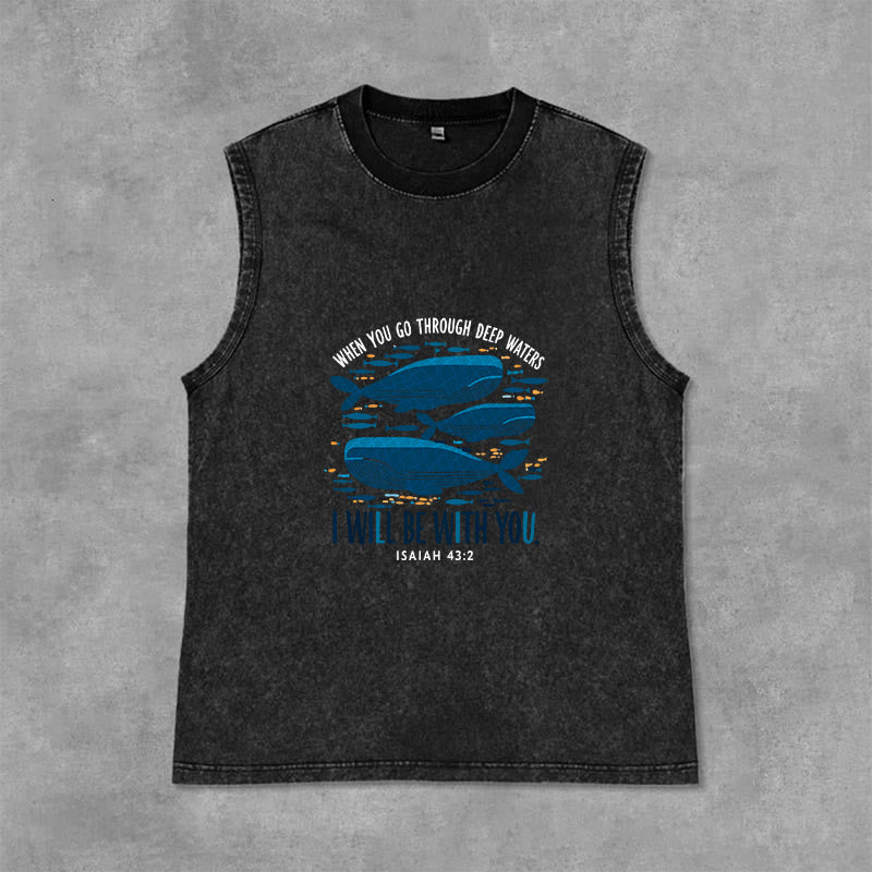 Canotta unisex lavata con scritta floreale Jesus Loves You Christianartworkshop - Nero - 2XL - image 3