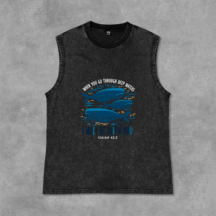 Canotta unisex lavata con scritta floreale Jesus Loves You Christianartworkshop - Nero - 2XL - image 3