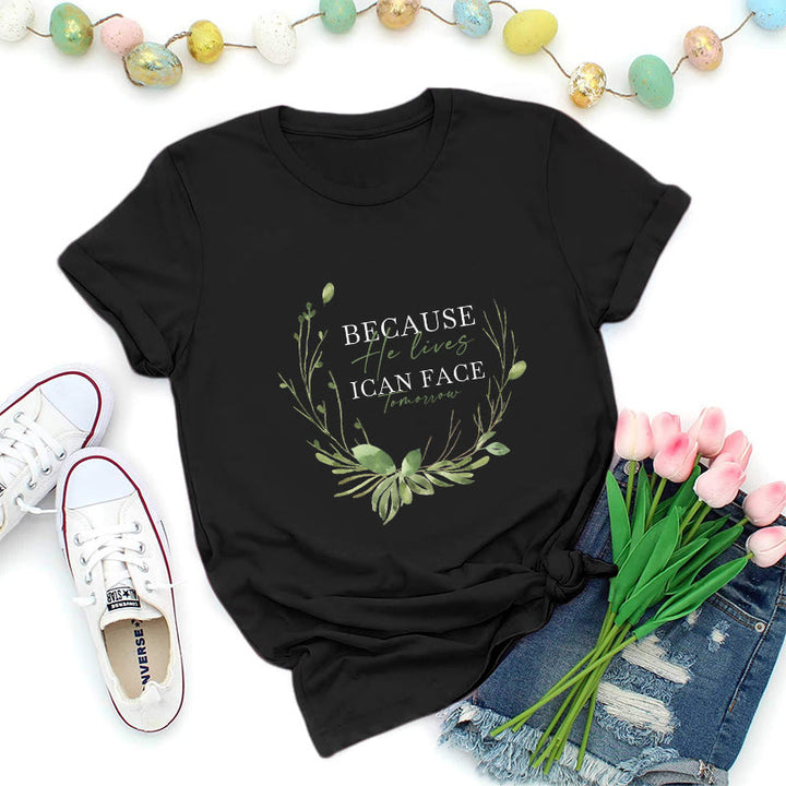 Christianartworkshop Perché vive la ghirlanda verde Premium T-shirt - Nero - 2XL - image 1