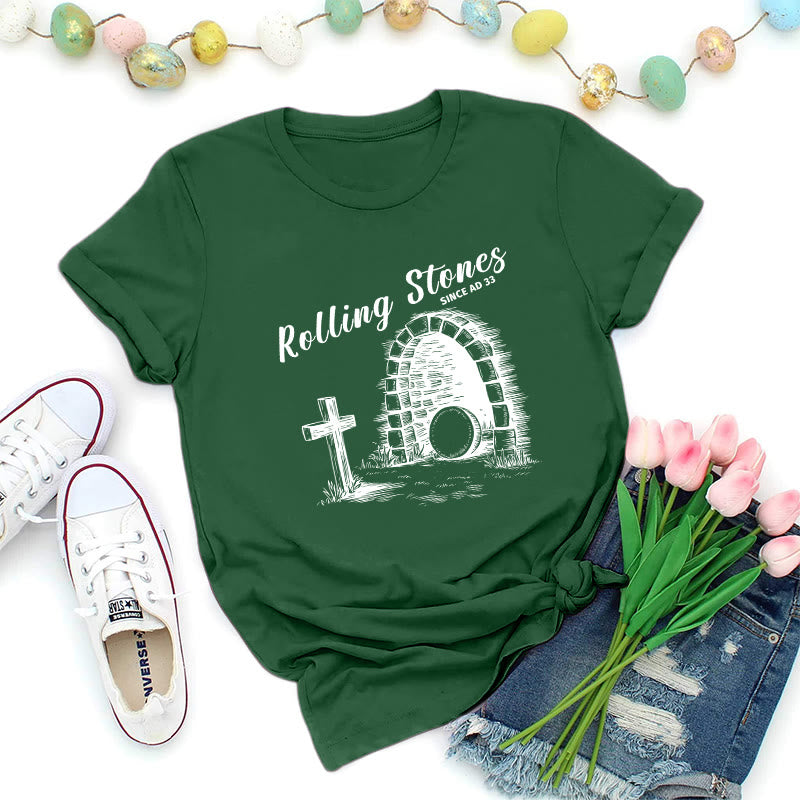 Christianartworkshop Maglietta Premium Rolling Stones Resurrection - Verde scuro - 2XL - image 5