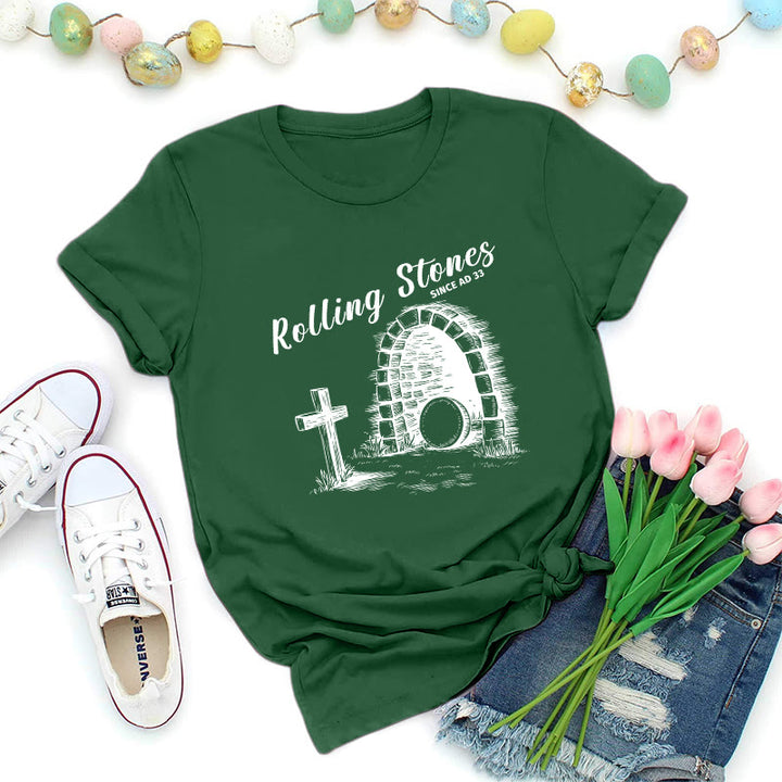 Christianartworkshop Maglietta Premium Rolling Stones Resurrection - Verde scuro - 2XL - image 5