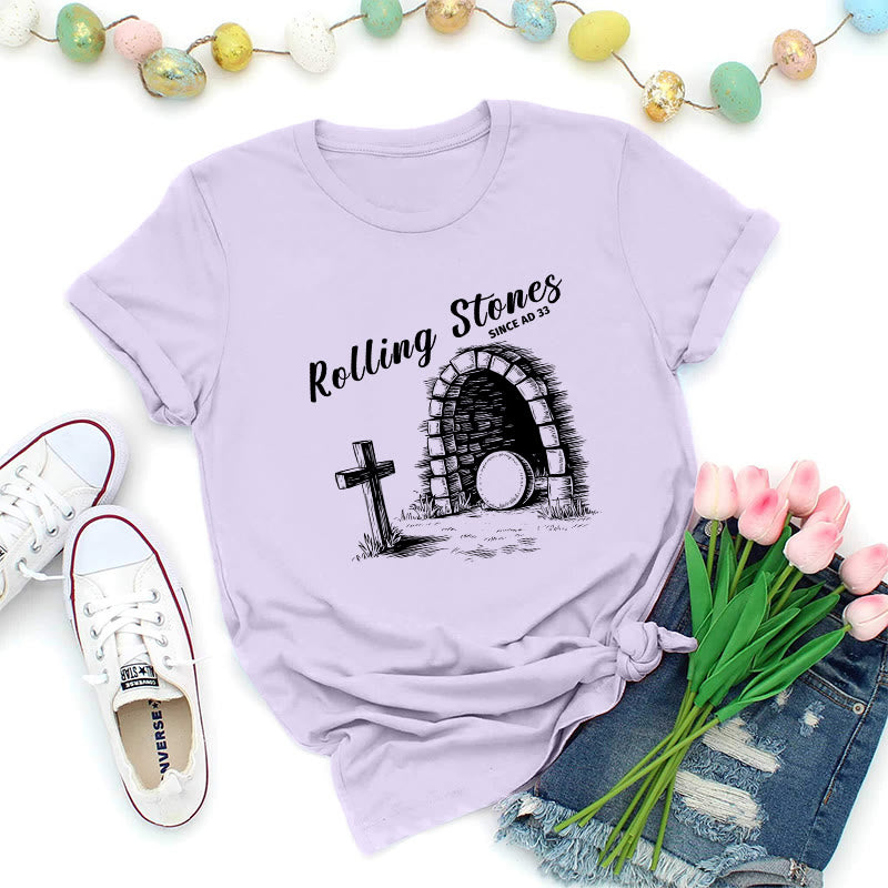 Christianartworkshop Maglietta Premium Rolling Stones Resurrection - Viola - 2XL - image 6