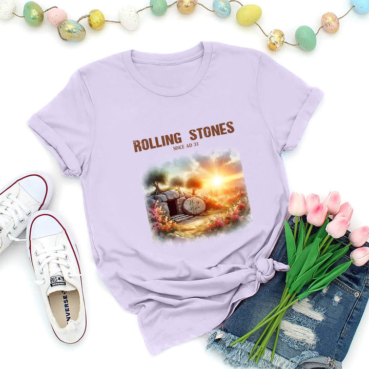 Christianartworkshop Maglietta dei Rolling Stones ispirata alla fede - Viola - 2XL - image 7