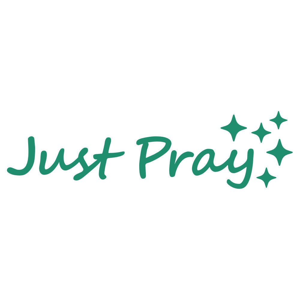 Christianartworkshop Adesivo per auto Just Pray Star Accent: un promemoria quotidiano di devozione e preghiera per i veicoli. - Verde - Set da 10 - image 11