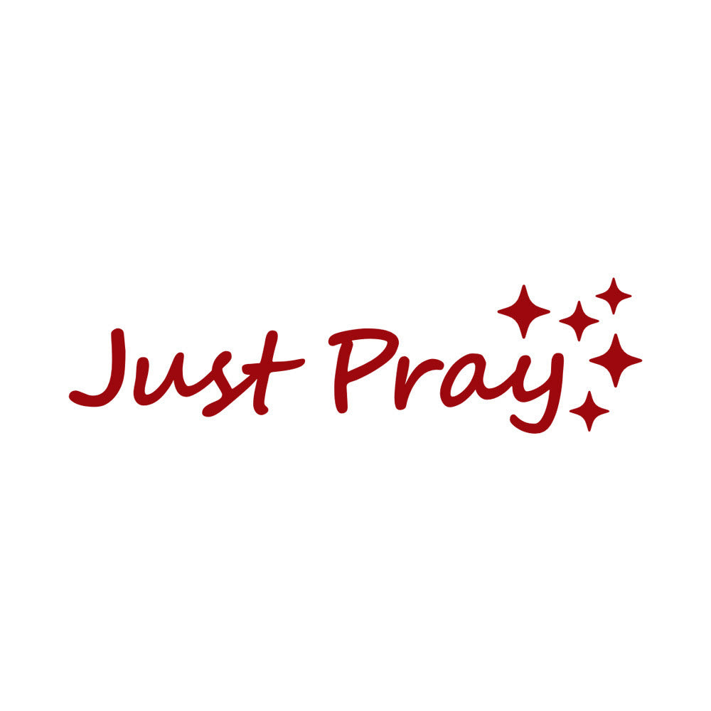 Christianartworkshop Adesivo per auto Just Pray Star Accent: un promemoria quotidiano di devozione e preghiera per i veicoli. - Rosso - Set da 10 - image 10