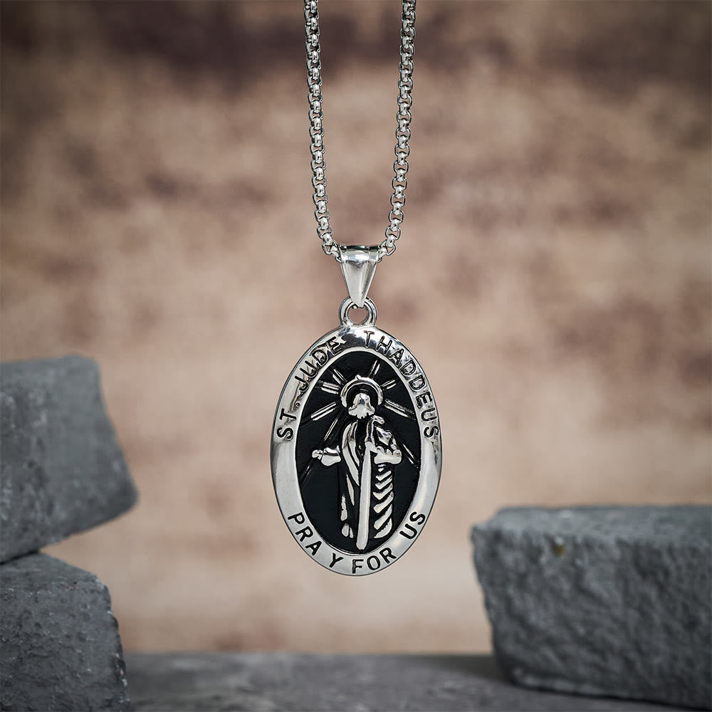 Collana con ciondolo di San Giuda Taddeo Christianartworkshop - image 7