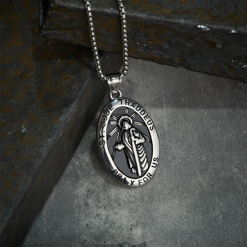 Collana con ciondolo di San Giuda Taddeo Christianartworkshop - image 10