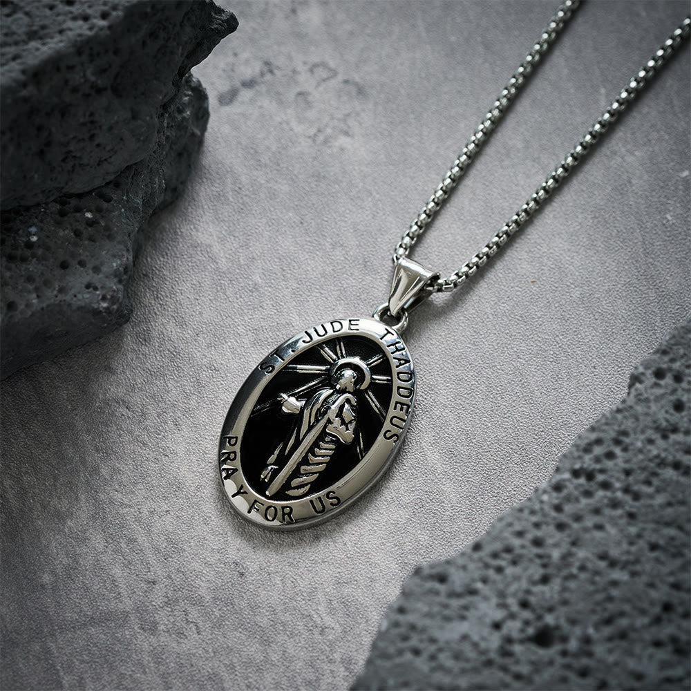 Collana con ciondolo di San Giuda Taddeo Christianartworkshop - image 9