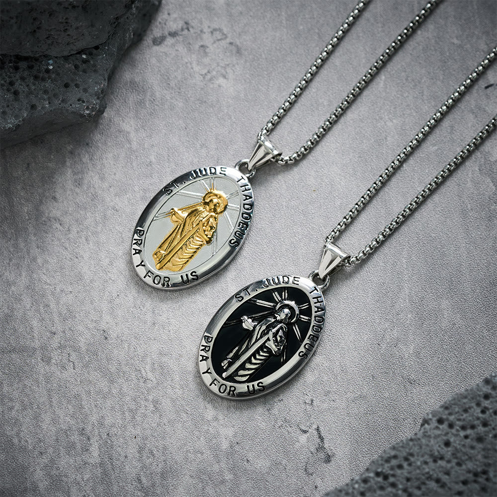 Collana con ciondolo di San Giuda Taddeo Christianartworkshop - image 0