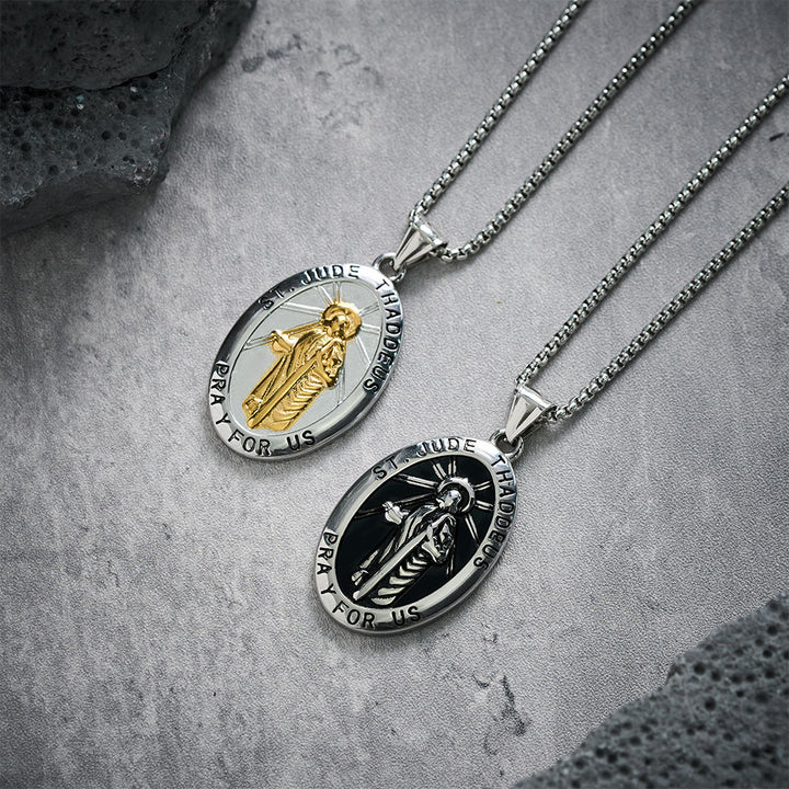 Collana con ciondolo di San Giuda Taddeo Christianartworkshop - image 0