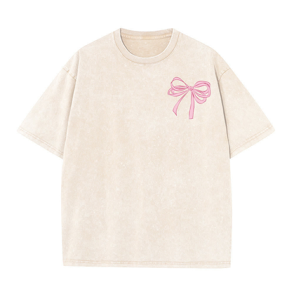 Christianartworkshop Dio è dentro di lei Salmo 46:5 T-shirt unisex lavata con fiocco - image 17