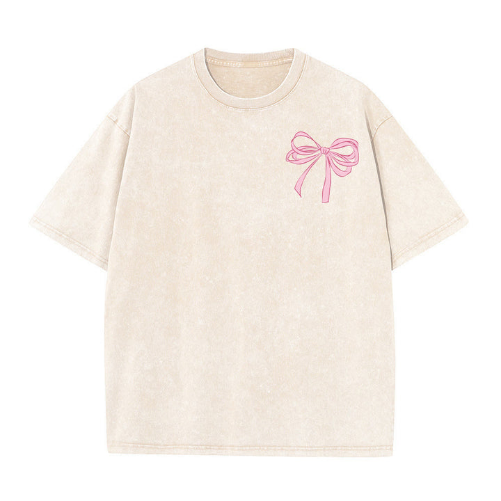 Christianartworkshop Dio è dentro di lei Salmo 46:5 T-shirt unisex lavata con fiocco - image 17