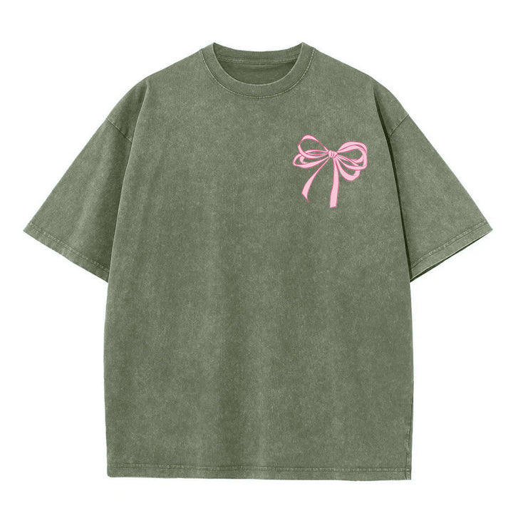 Christianartworkshop Dio è dentro di lei Salmo 46:5 T-shirt unisex lavata con fiocco - image 8