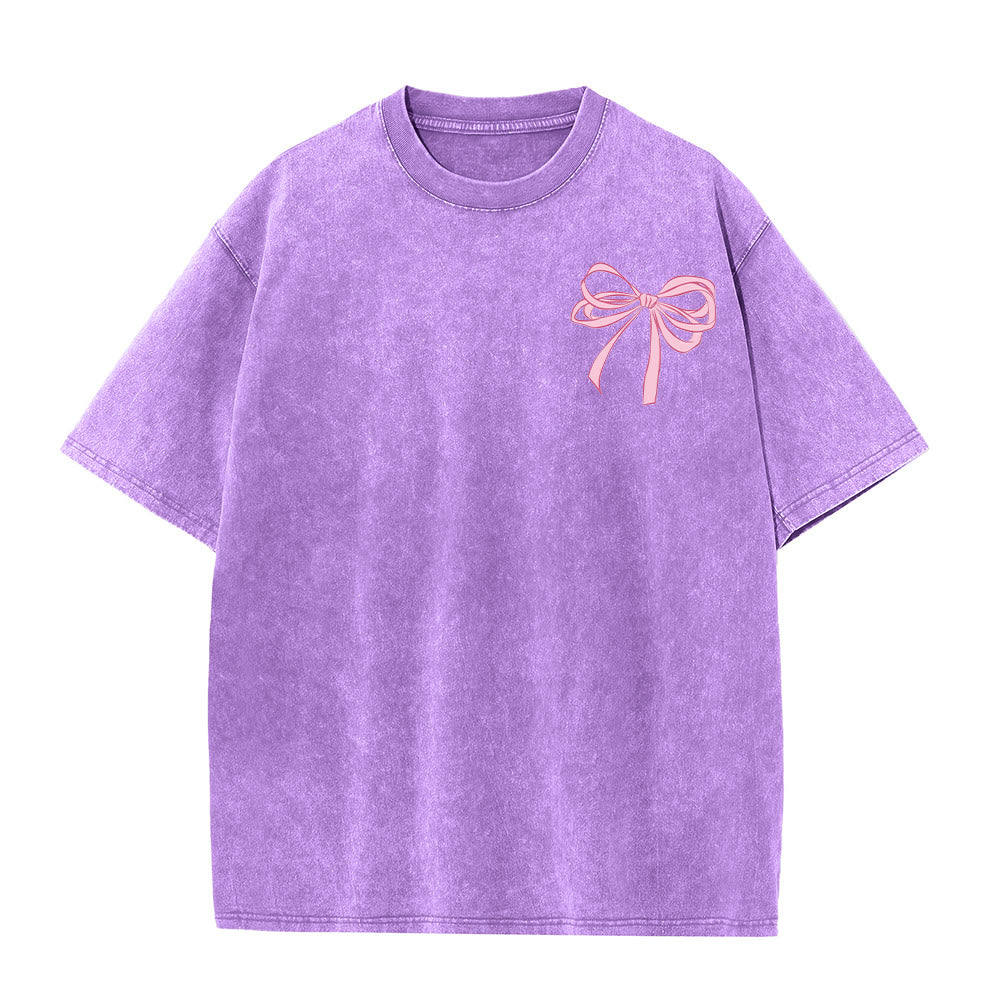 Christianartworkshop Dio è dentro di lei Salmo 46:5 T-shirt unisex lavata con fiocco - image 23