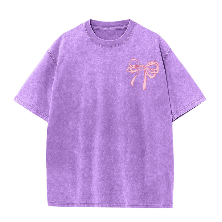 Christianartworkshop Dio è dentro di lei Salmo 46:5 T-shirt unisex lavata con fiocco - image 23