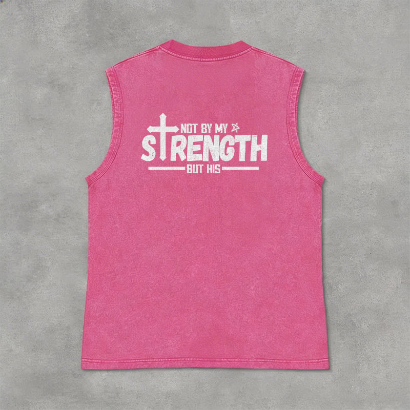 Christianartworkshop Canotta unisex con scritta "Non per la mia forza, ma per la sua fede" - image 33