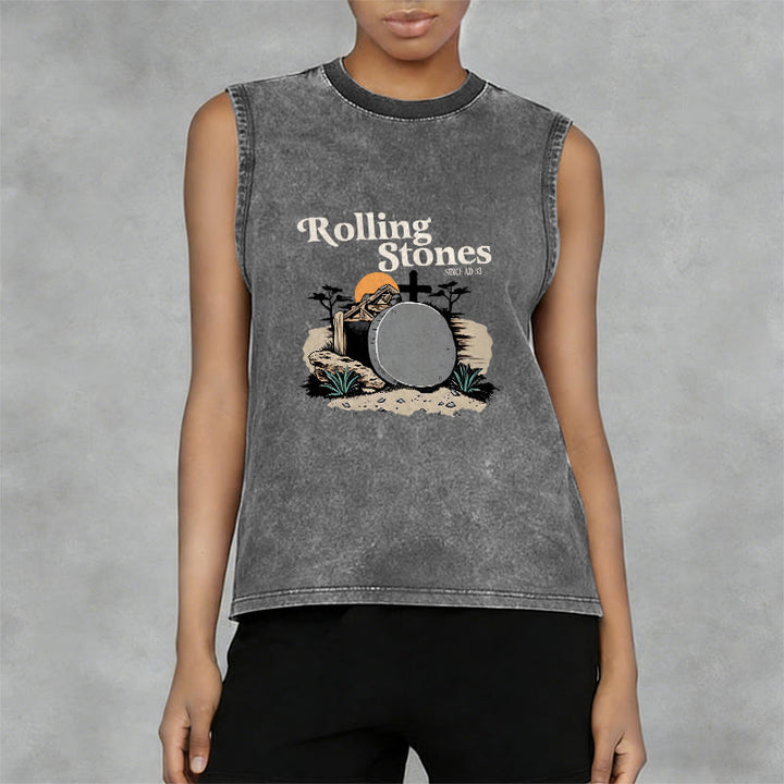 Christianartworkshop Canotta unisex lavata dei Rolling Stones "He Is Risen" - image 11