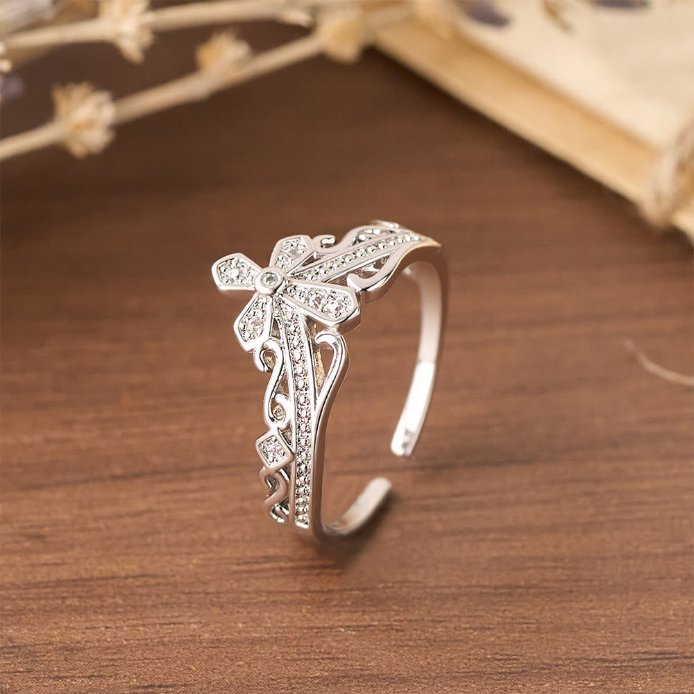 Anello a croce con doppia finitura lucida Christianartworkshop : porta con te ogni giorno la Sua cura regale. - image 12