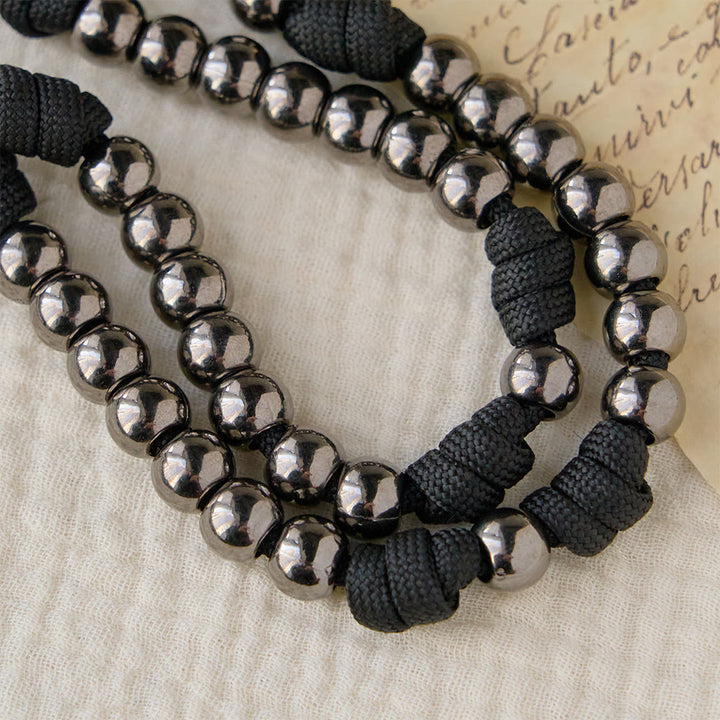 Christianartworkshop Rosario in paracord dei Sette Dolori: simbolo di compassione mariana e grazia miracolosa - image 3