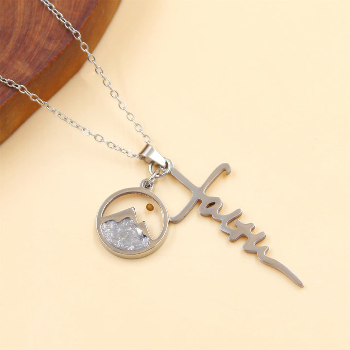 Christianartworkshop Collana con croce e semi di senape con scritta "Faith": un simbolo di fede incrollabile. - image 9